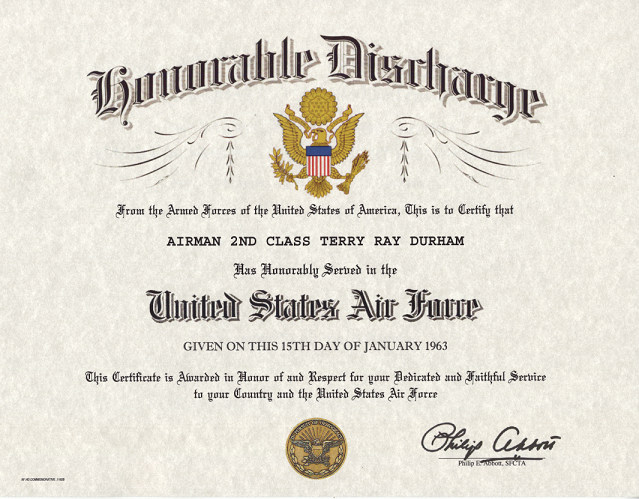 air-force-honorable-discharge-certificate